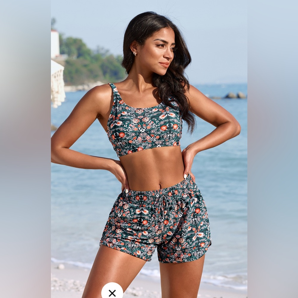 SeaFancy floral bikini swimsuit NWT